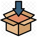 Caja abierta  Icono