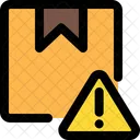Advertencia De Caja Alerta De Entrega Calentamiento De Entrega Icono