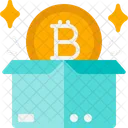 Caja de bitcoins  Icono