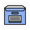 Almacenamiento Caja Carton Icono