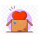 Caja de amor  Icono