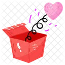 Caja de amor  Icono