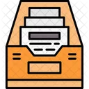 Caja de archivos  Icono