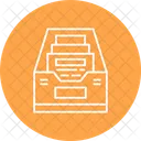 Caja de archivos  Icono