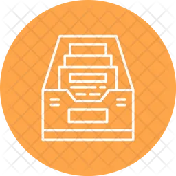 Caja de archivos  Icono