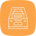 Caja de archivos  Icono