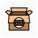 Carton Corrugado Caja Carton Icono