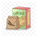 Caja De Cereales Cereales Alimentos Icon