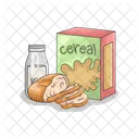 Caja De Cereales Cereales Alimentos Icon