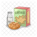 Caja De Cereales Cereales Alimentos Icon