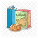 Caja De Cereales Cereales Alimentos Icon