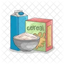 Caja De Cereales Cereales Alimentos Icon