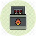 Caja de cerillas  Icono