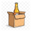 Caja de cerveza  Icono