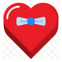 Caja de corazon  Icono