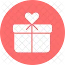 Caja de corazon  Icono