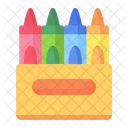 Caja de crayones  Icono