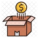 Caja de dinero  Icono