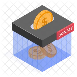 Caja de donación  Icono