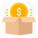 Caja de donación  Icono