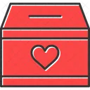 Caja de donación  Icono