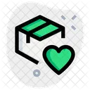 Corazon De Caja De Entrega Entrega De Amor Paquete Favorito Icon