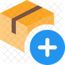 Caja De Entrega Plus Caja Plus Agregar Paquete Icono