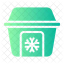 Caja de hielo  Icono