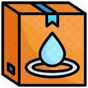 Caja De Liquido Liquido Agua Icono