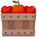 Caja de manzanas  Icono