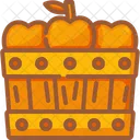 Caja De Manzanas Manzanas Frutas Icon