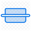 Caja De Medicion Linea De Cinta Tamano De Caja Icono
