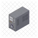 Caja De Ordenador Isometrica Dispositivo Icon