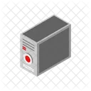 Caja De Ordenador Isometrica Dispositivo Icon