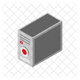 Caja de la computadora  Icono