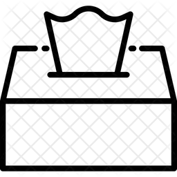Caja de pañuelos  Icono