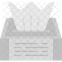 Caja De Panuelos Caja Papel De Seda Icono
