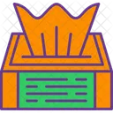Caja De Panuelos Caja Papel De Seda Icono