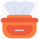 Caja De Panuelos Servilleta Bienestar Icono