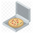 Comida Chatarra Cocina Italiana Caja De Pizza Icono