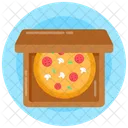 Pizza Comida Caja De Pizza Icon