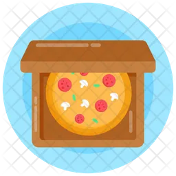 Caja de pizza  Icono