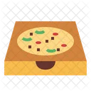 Caja de pizza  Icono