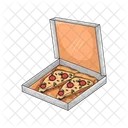 Caja de pizza  Icono