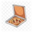 Pizza Caja De Pizza Comida Icono