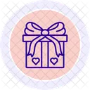 Icono De Linea De Caja De Regalo Icono