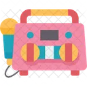 Oombox Microfono Altavoz Icono