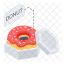 Caja de donas  Icono