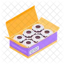 Caja de donas  Icono