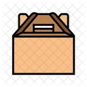 Llevar Caja Carton Icono